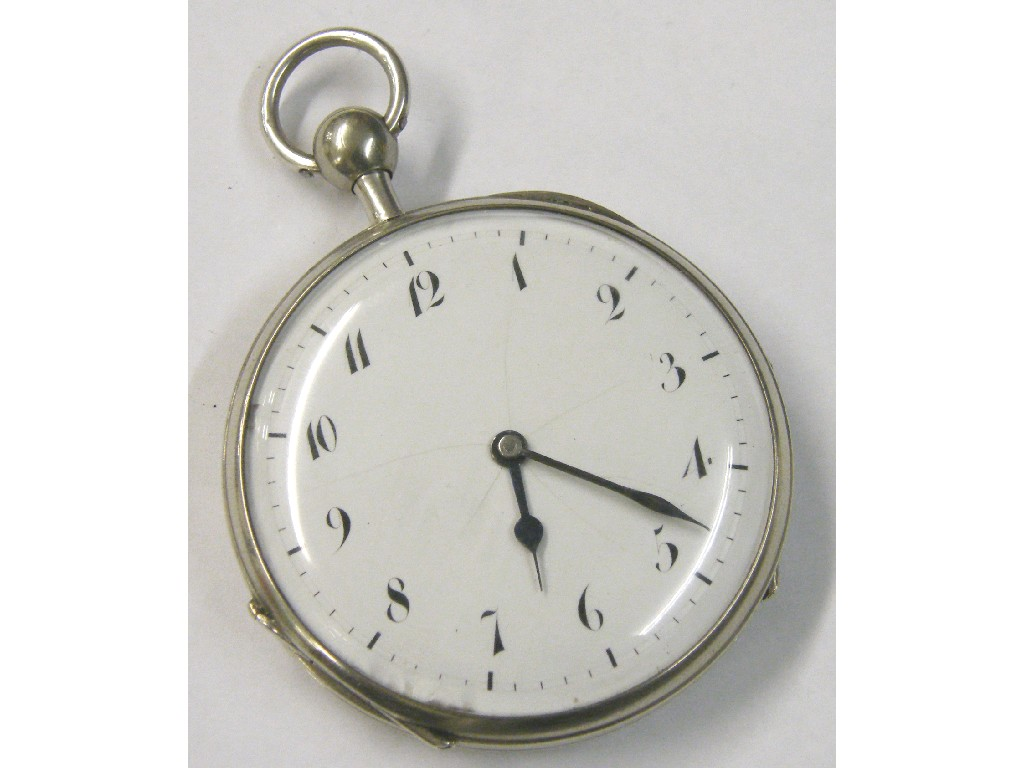 Continental white metal plunge quarter repeating pocket watch decorative engraved