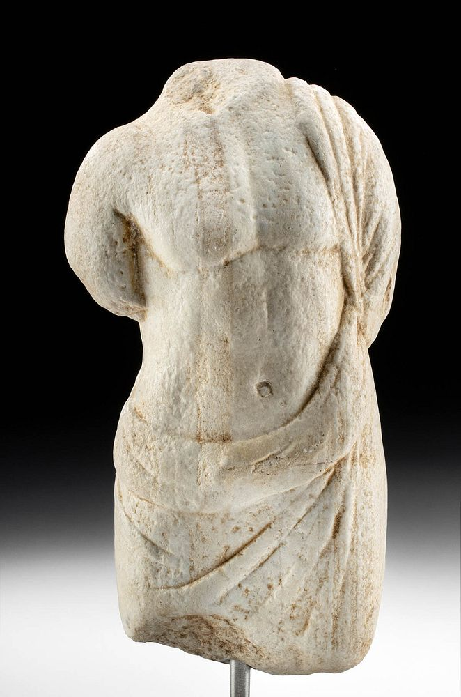 Roman Stone Torso of a Male Roman Imperial Period ca