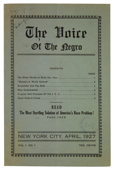 RARE BLACK RADICAL PERIODICAL BLACK RADICALISM HARRISON HUBERT H The