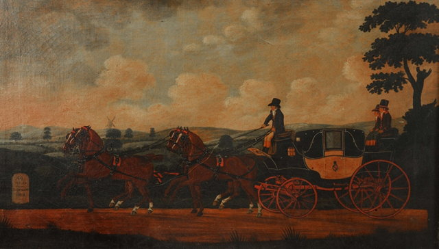 JOHN CORDREY c 1765 1825 A coach and four about