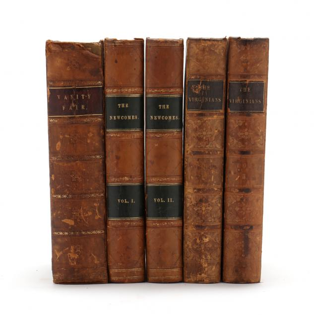 THREE FIRST EDITION WORKS BY WILLIAM MAKEPEACE THACKERAY All octavo