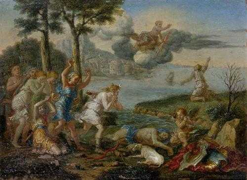 GERMANY AUSTRIA CIRCA 1750 Pair of works two motifs from