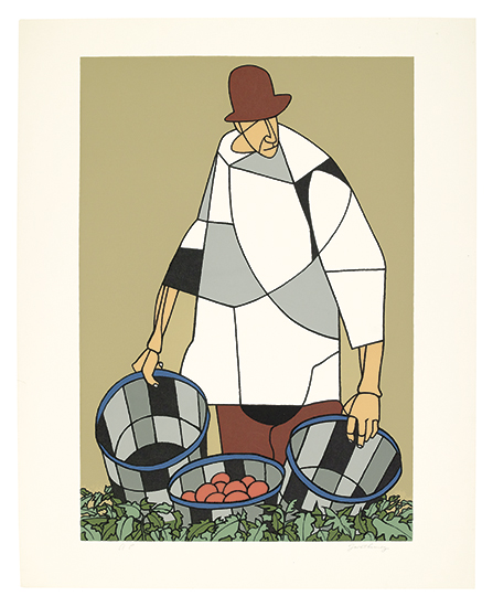 ROBERT GWATHMEY Migrant Color screenprint 1978 695x476 mm 27 3