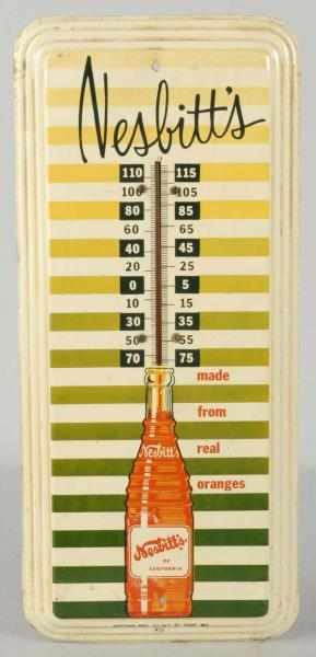 Tin Nesbitt s Orange Soda Thermometer Description Nice image of
