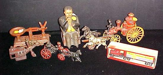 Tammany mechanical bank in original paint missing coin release in