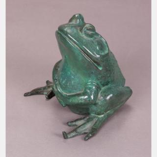 William Mcvey 1905 1995 Frog Bronze Initialed W M on