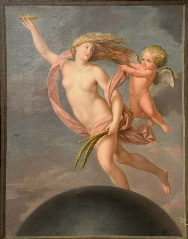European School 19th century oil on canvas Classical nude female