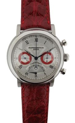 A steel wristwatch by the Belgravia watch company The Powertempo