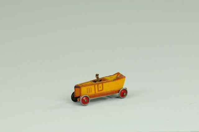 FISCHER RACER PENNY TOY Germany small scale lithographed tin done
