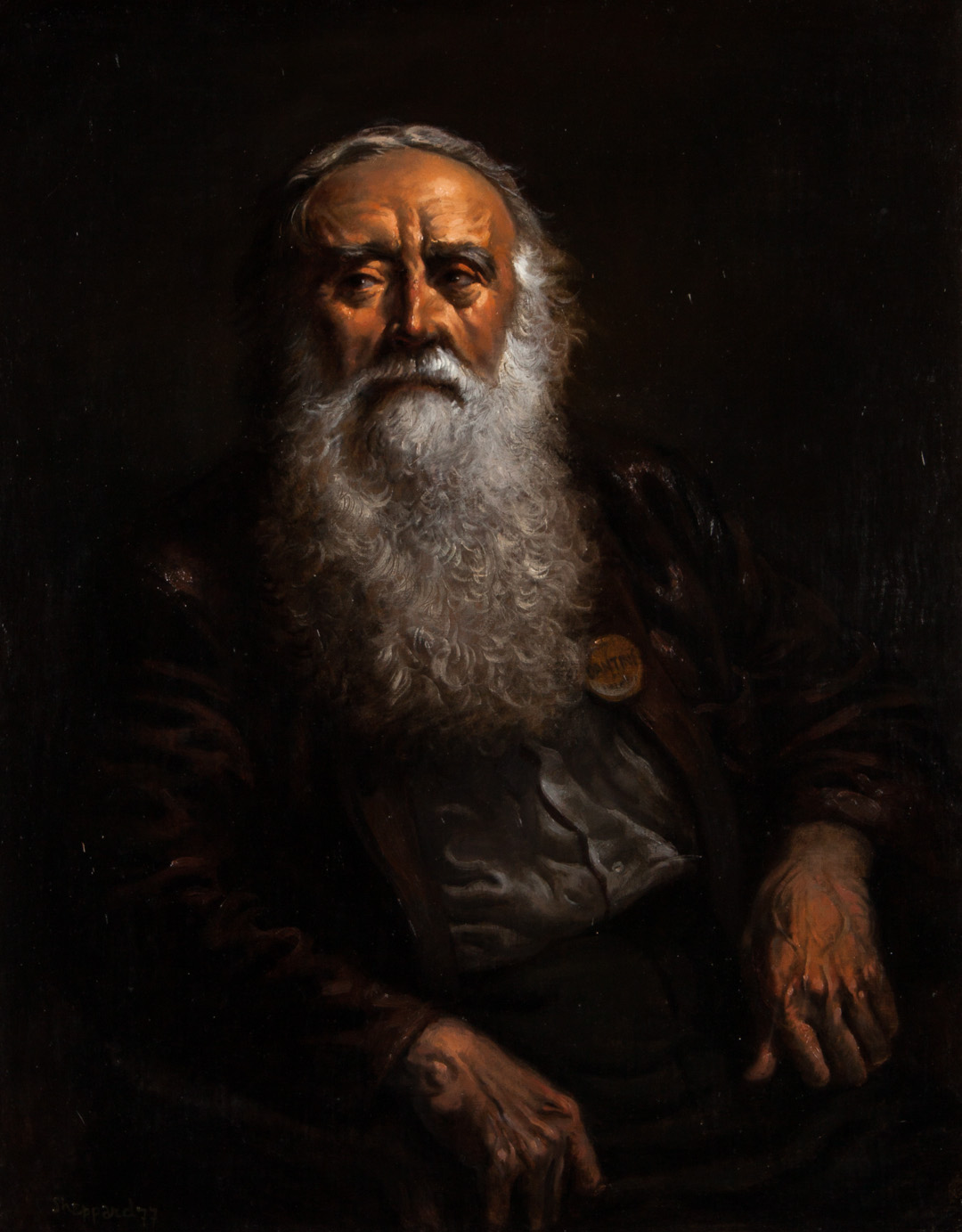 Joseph Sheppard Dantini The Magnificent oil Joseph Sherly Sheppard American