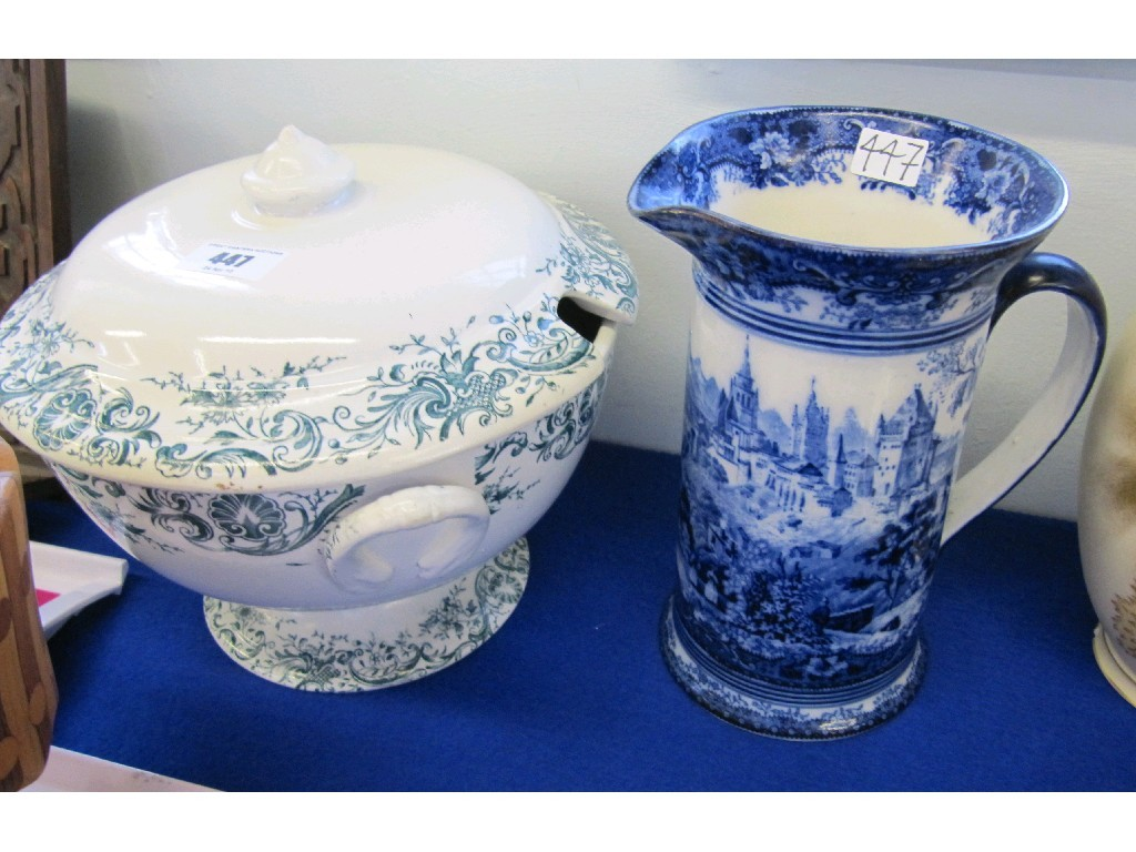 Lot comprising J MP Bells Orleans soup tureen and a