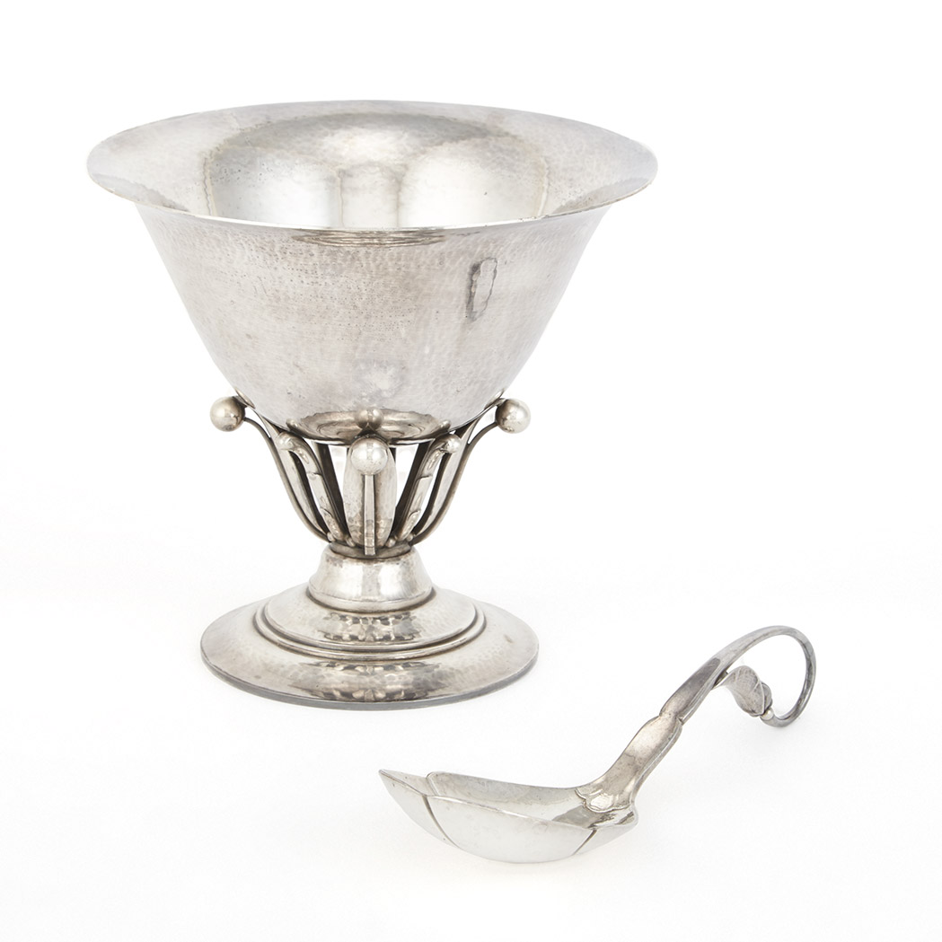 Georg Jensen Sterling Silver Compote Designed by Johan Rohde Pattern