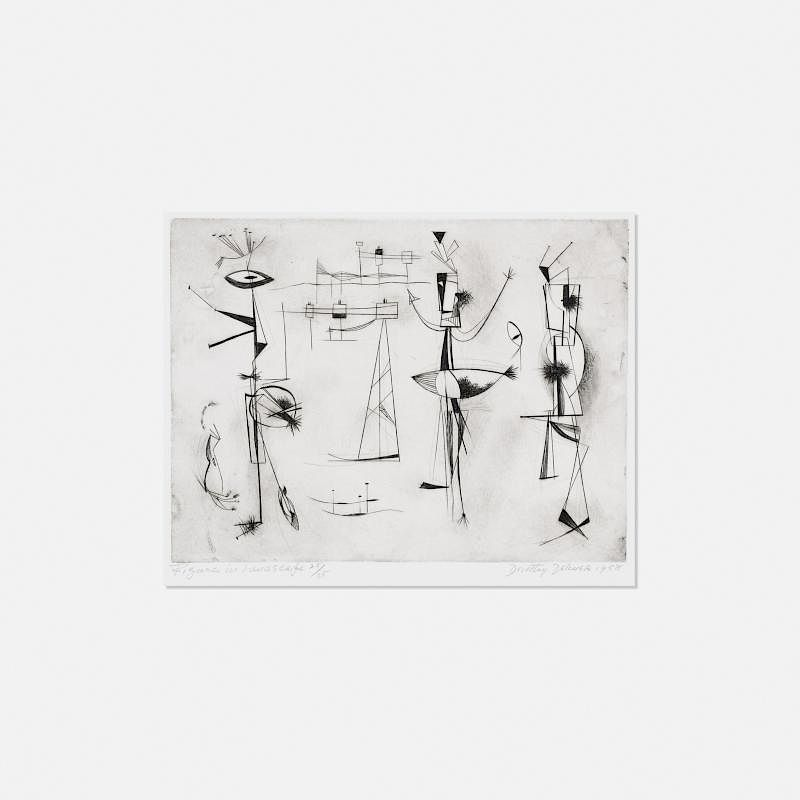 Dorothy Dehner Figures in Landscape Dorothy Dehner Figures in Landscape
