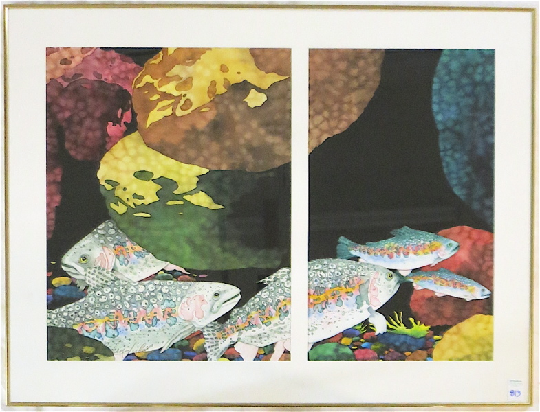 KENDAHL JAN JUBB WATERCOLOR ON PAPER Montana 20 21st century
