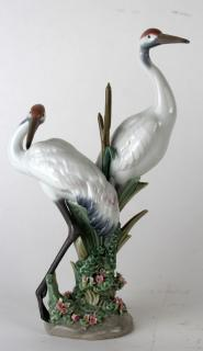 Lladro crane porcelain figurine Lladro crane porcelain figurine 11 h