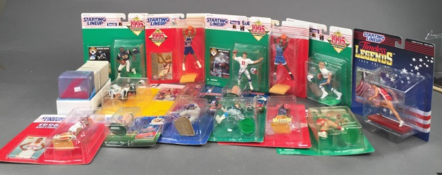 Assorted MLB NBA NFL NHL Collectible Figures Starting Lineup Headliners