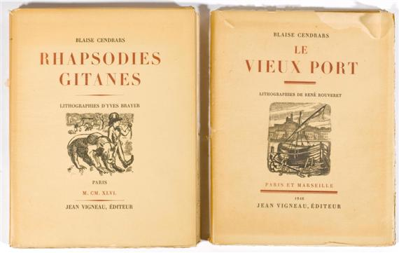 CENDRARS Blaise ROUVERET Ren BRAYER Yves Lot of 2 titles