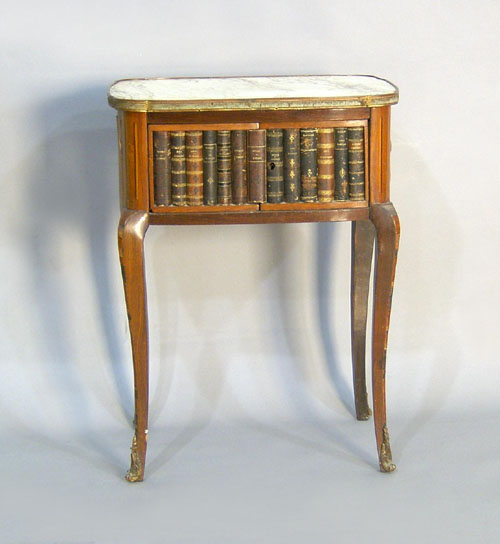Mahogany 1 drawer work table early 19th c 28 1