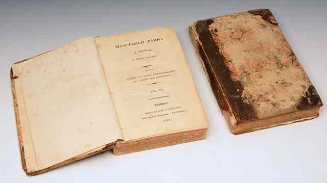 AUSTEN Jane Mansfield Park A Novel in Three Volumes by