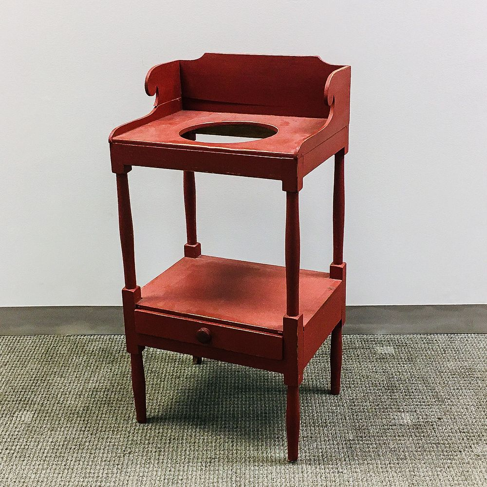Shaker style Red painted Washstand Shaker style Red painted Washstand