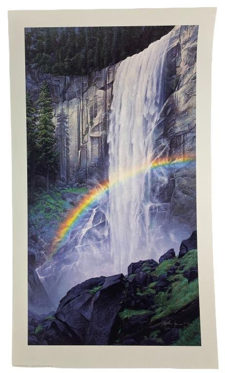 Stephen Lyman Dance w Water Lignt Ltd EdSerigraph 2531 3000