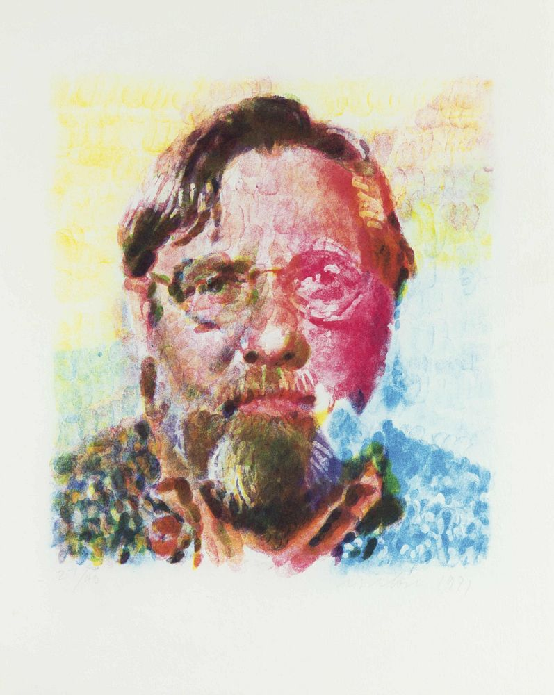 Chuck Close American b 1940 John II 1991 Chuck Close