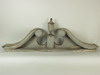 ARCH FRAGMENT 19th C double swan s neck entry doorway