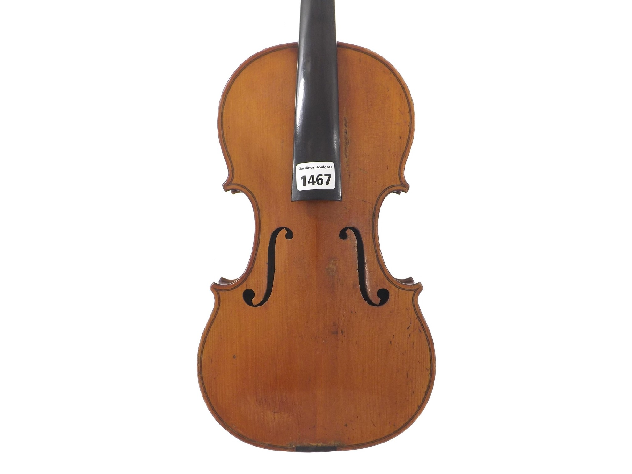 Violin labelled The Carrodus Violin no 131 Anno 1888 14