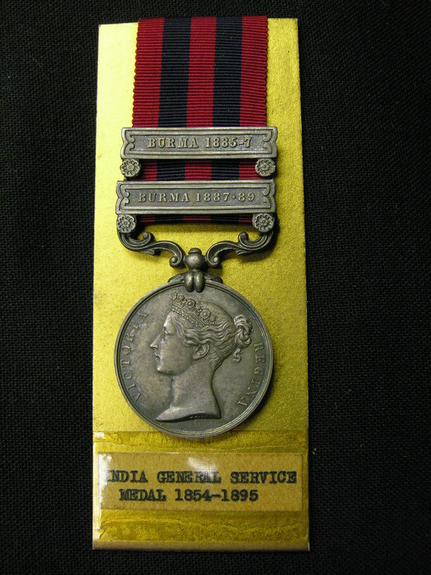 BRITISH MILITARY INDIA GEN SERVICE MEDAL 1854 95 Awarded to