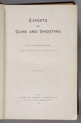 ARMS AND SHOOTING TWO EARLY TITLES 1 Norton Charles B