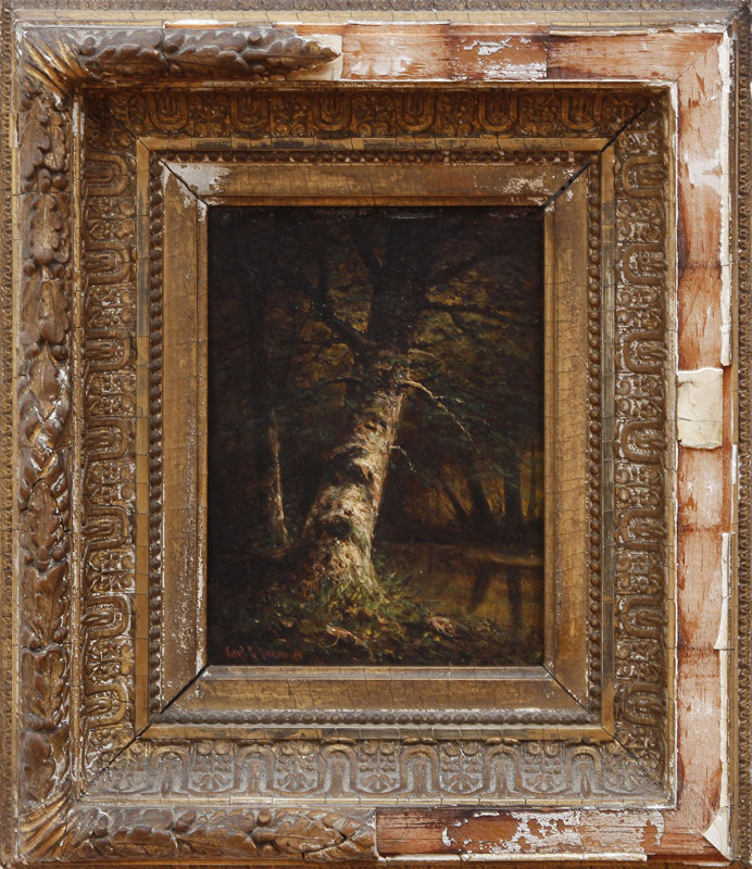 CARL C BRENNER 1833 1888 UNTITLED Oil on panel 1881