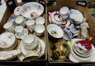A collection of pottery to include Adderley Grafton China Teaset