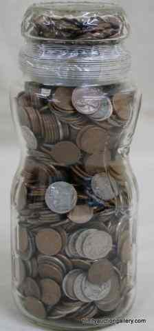 Wheat Pennies V Nickels Silver Dime Coin LotThis is a