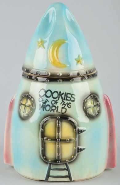 Space Capsule Cookie Jar Description Circa 1960s No damage Condition
