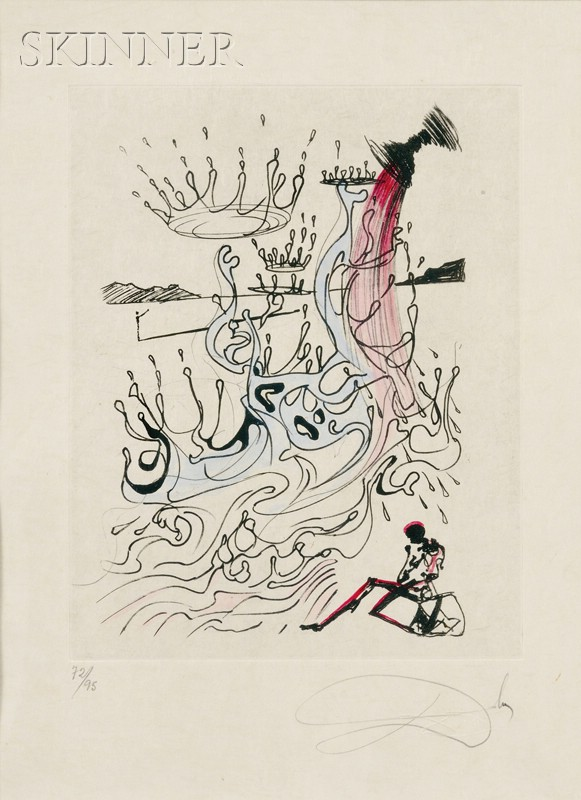 Salvador Dal Spanish 1904 1989 Fleuve d abondance from POEMES