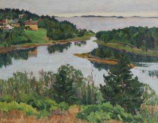 EDITH R ABBOT 1876 1964 OIL ON CANVAS Edith Abbot