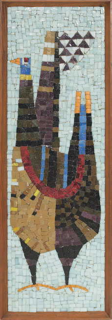 Evelyn Ackerman tile mosaic by ERA Industrias colorful design in