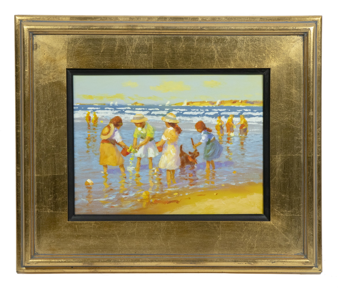 VERNON BROE ME IL 1930 2011 Children at the Seashore