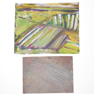 Colette Morey De Morand 2 paintings Colette Morey De Morand