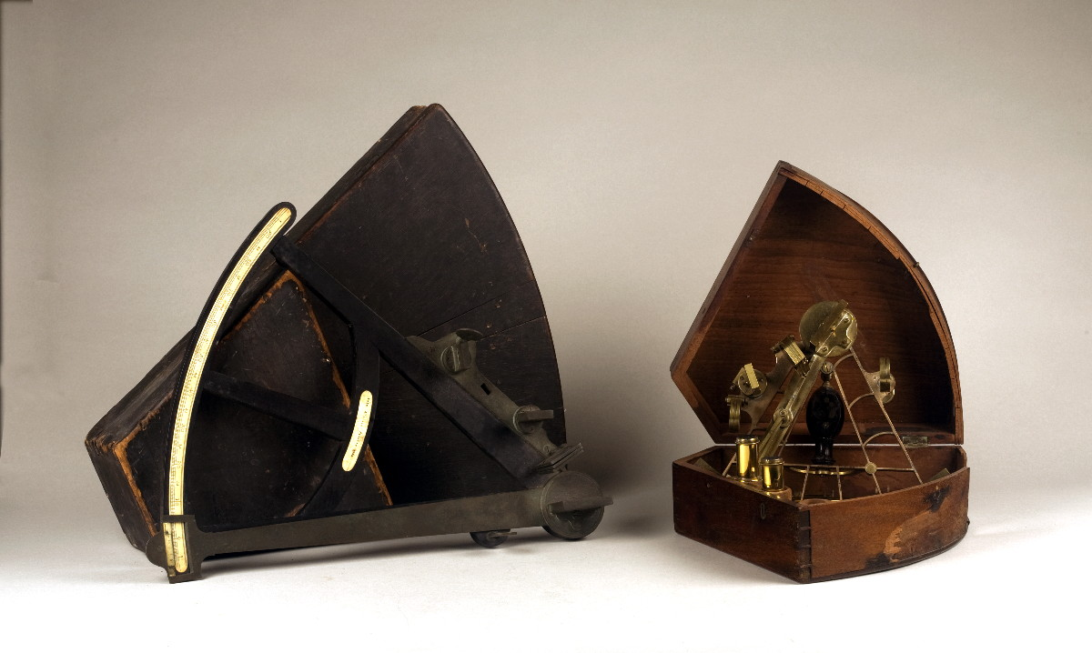CASED BRASS AND EBONY SEXTANT BY SPENCER BROWNING AND RUST