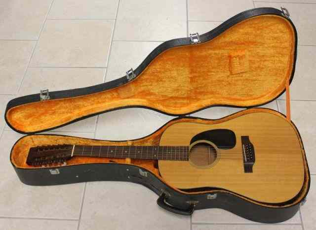 Vintage MARTIN CO Acoustic 12 String Guitar With original carrying