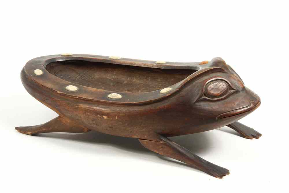 NATIVE AMERICAN BOWL 19th c Northwestern Tlingit Potlatch Bowl in