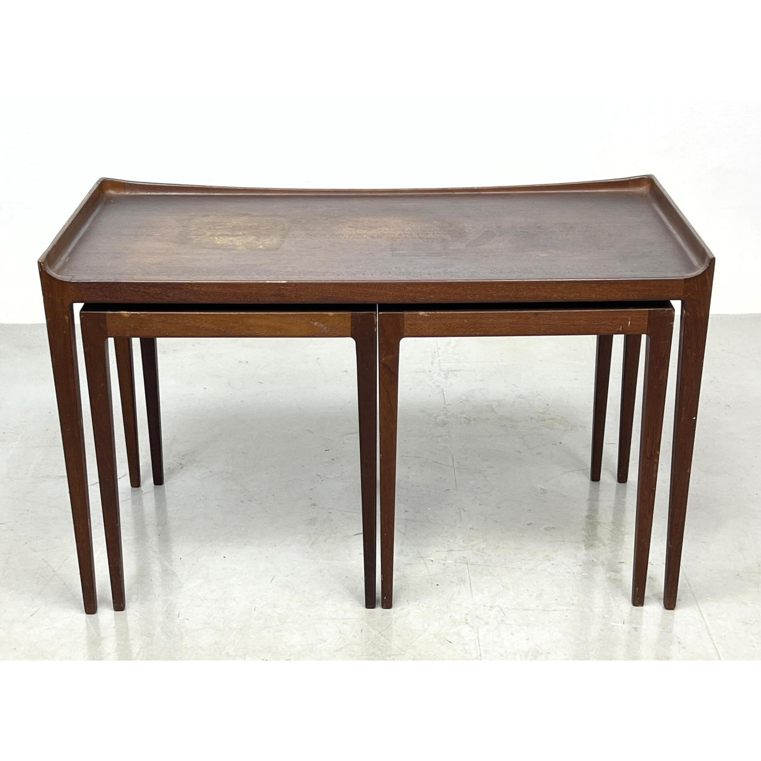 3pc Teak nesting tables by Kurt Ostervig for Jason Mobler
