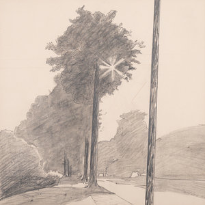 Daniel Lang American b 1935 Hampshire Street 1969 graphite on
