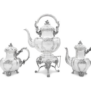 An Italian Silver Tea and Coffee Service Fornari Rome 20th