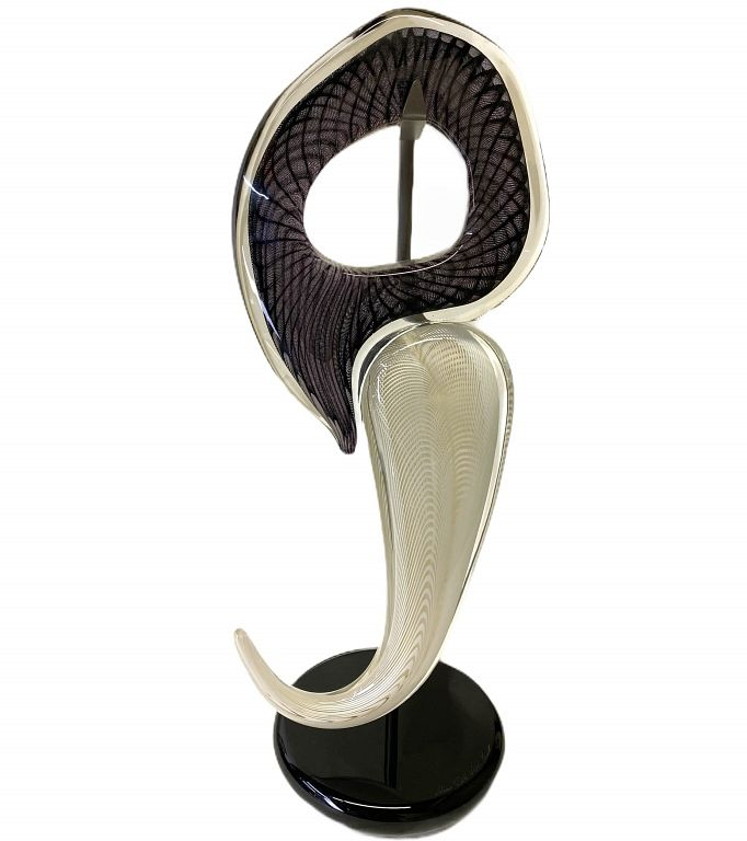 Large Adriano Dalla Valentina Glass Sculpture Large Adriano Dalla Valentina