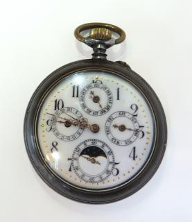 Swiss Pocket Watch With Complications Swiss Pocket Watch With Complications