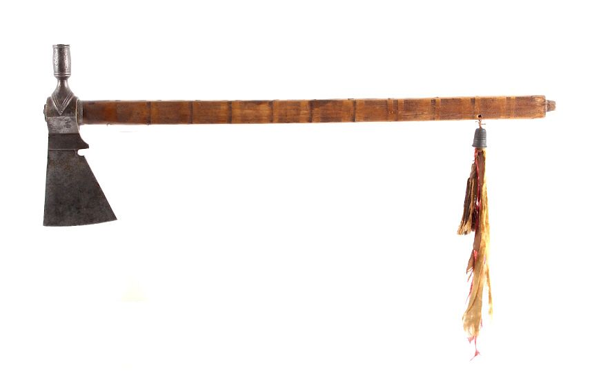 J Wilson Pawnee Pipe Tomahawk c 1850 60 RARE This