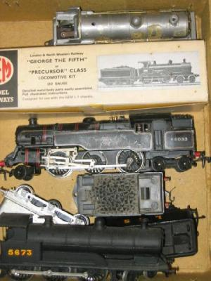 Playworn locomotive kits by GEM some part built and a