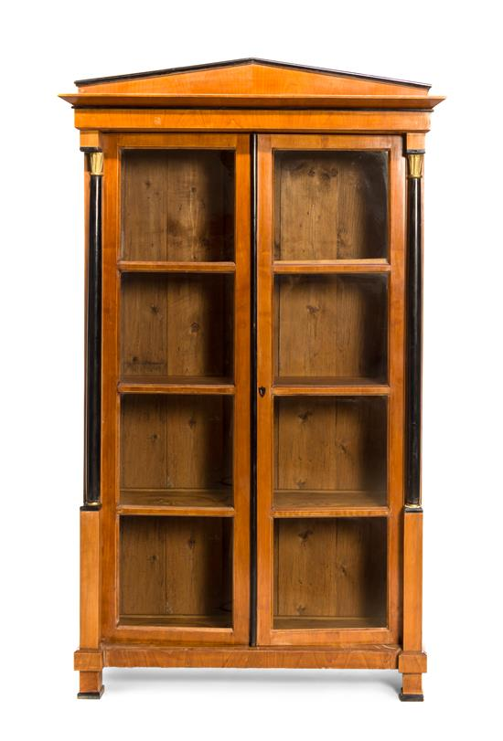 Sale 321 Lot 355 A Biedermeier Style Parcel Ebonized Vitrine